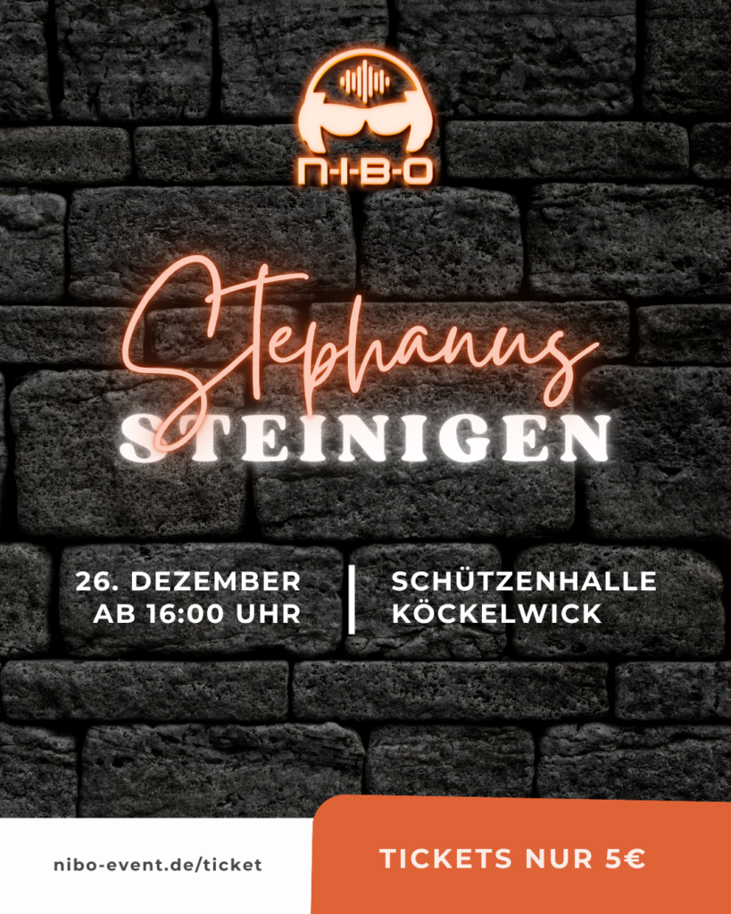 Plakat Stephanus Steinigen 2026 in Vreden